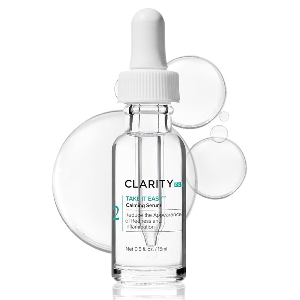 ClarityRx Take It Easy Calming Face Serum. NWT. NEVER OPENED. .50 oz